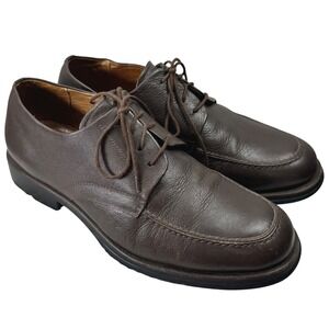 Sandro Moscoloni Comfort Walk Derby Men 10.5 D Brown Leather Moc Toe 3119 Brazil